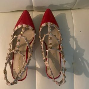 Knock off bright red valentinos